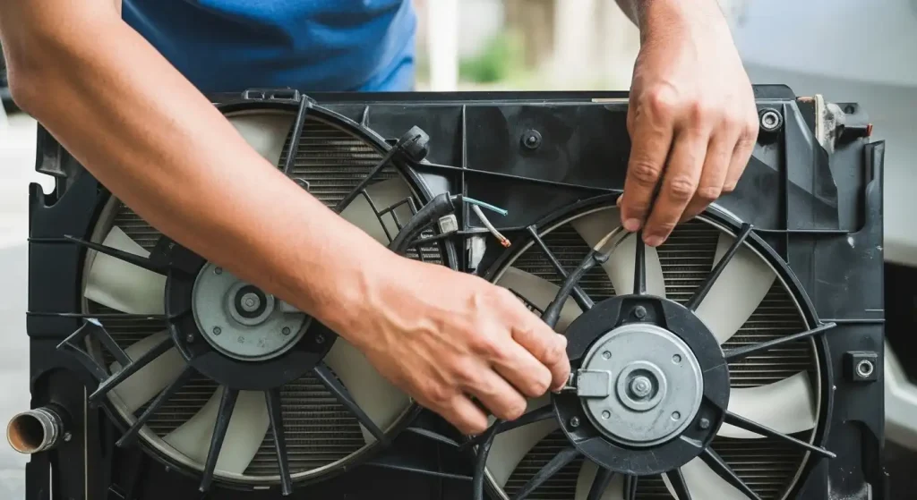 چرا فن رادیاتور ماشین من مدام کار میکند و دیر خاموش میشود؟ 3 Car Radiator Fan 1