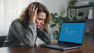 دلیل ارور صفحه آبی لپ‌تاپ چیست و چگونه آن را رفع کنیم؟