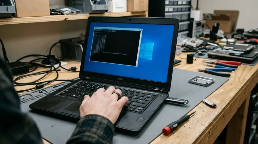 لپتاپ رمز ویندوز را قبول نمیکند؟ راهحلهای فوری و جامع 5 Command Prompt در محیط WinRE