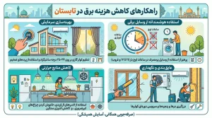 چطور مصرف برق کولر گازی و آبی را نصف کنیم؟ علل مصرف بالای برق در لوازم خانگی و نحوه رفع خرابی آنها 6 روش های کاهش مصرف برق کولر گازی