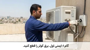 سیر تا پیاز سرویس کولر گازی (آموزش قدم به قدم اسپلیت به زبان ساده) 3 عیب یابی کولر گازی اسپلیت
